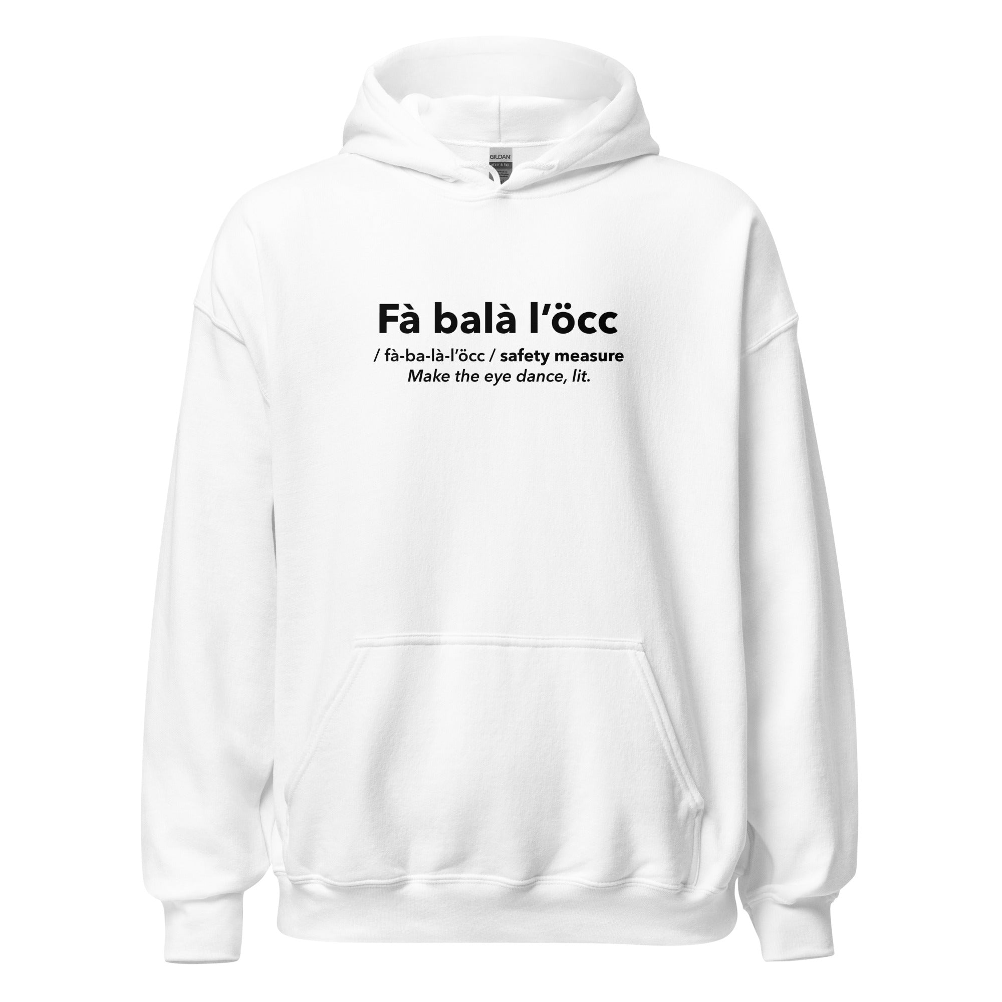 FELPA CAPPUCCIO FÀ BALÀ L&