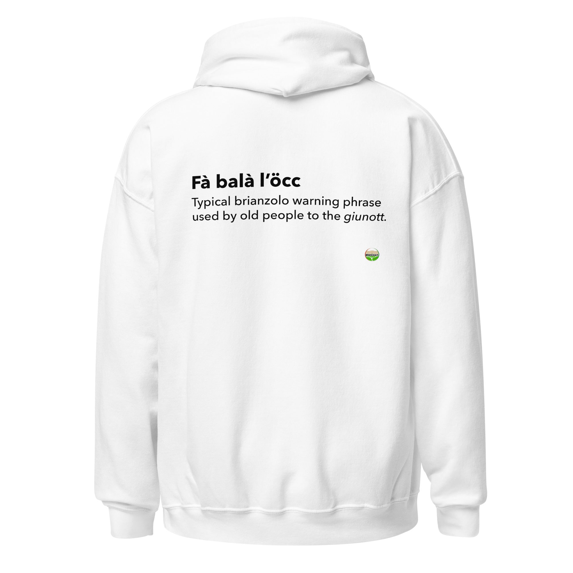 FELPA CAPPUCCIO FÀ BALÀ L&