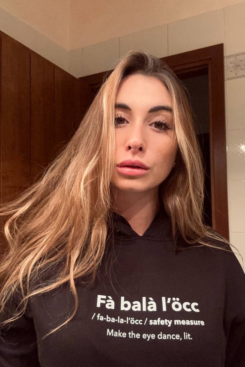 FELPA CAPPUCCIO FÀ BALÀ L&