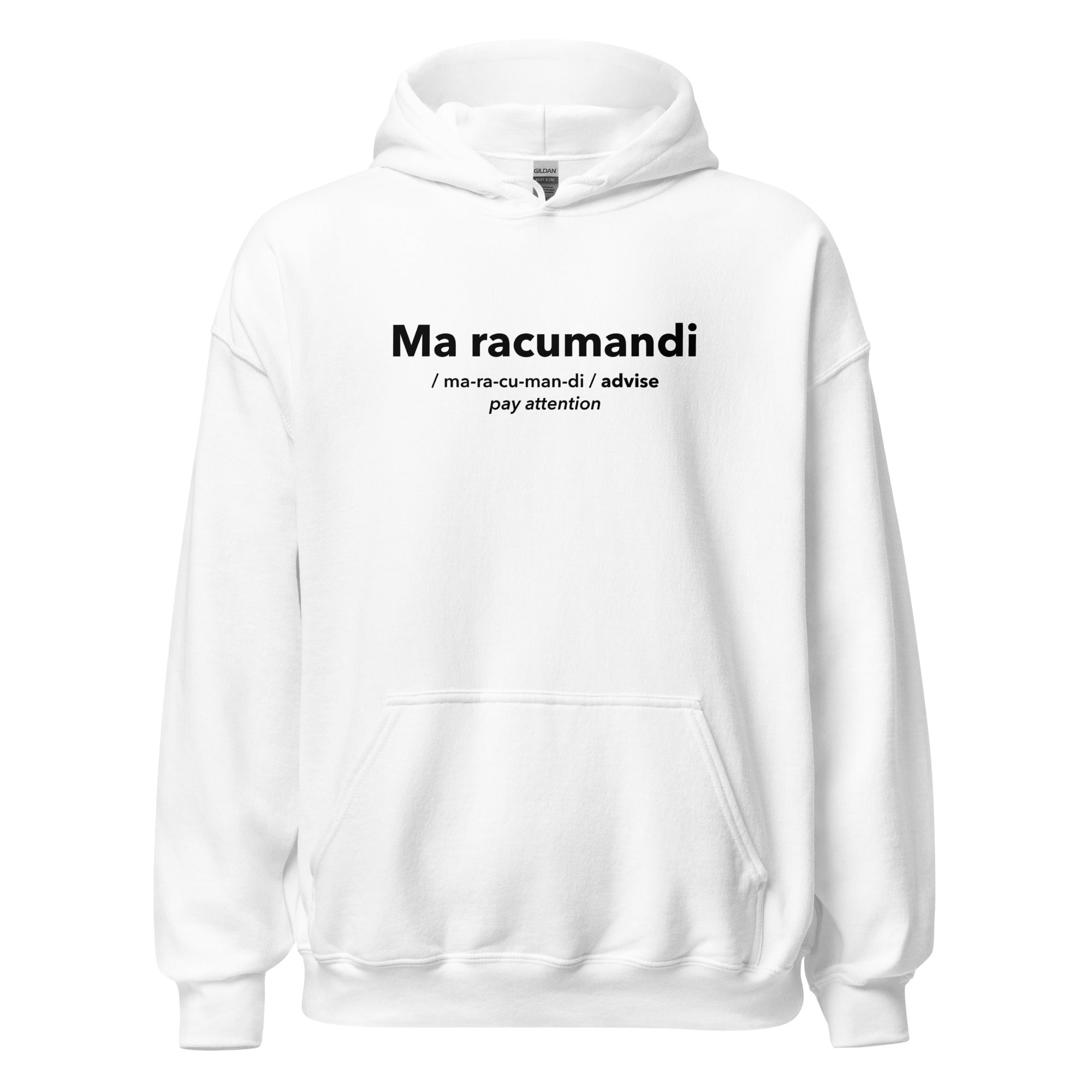 FELPA CAPPUCCIO MA RACUMANDI