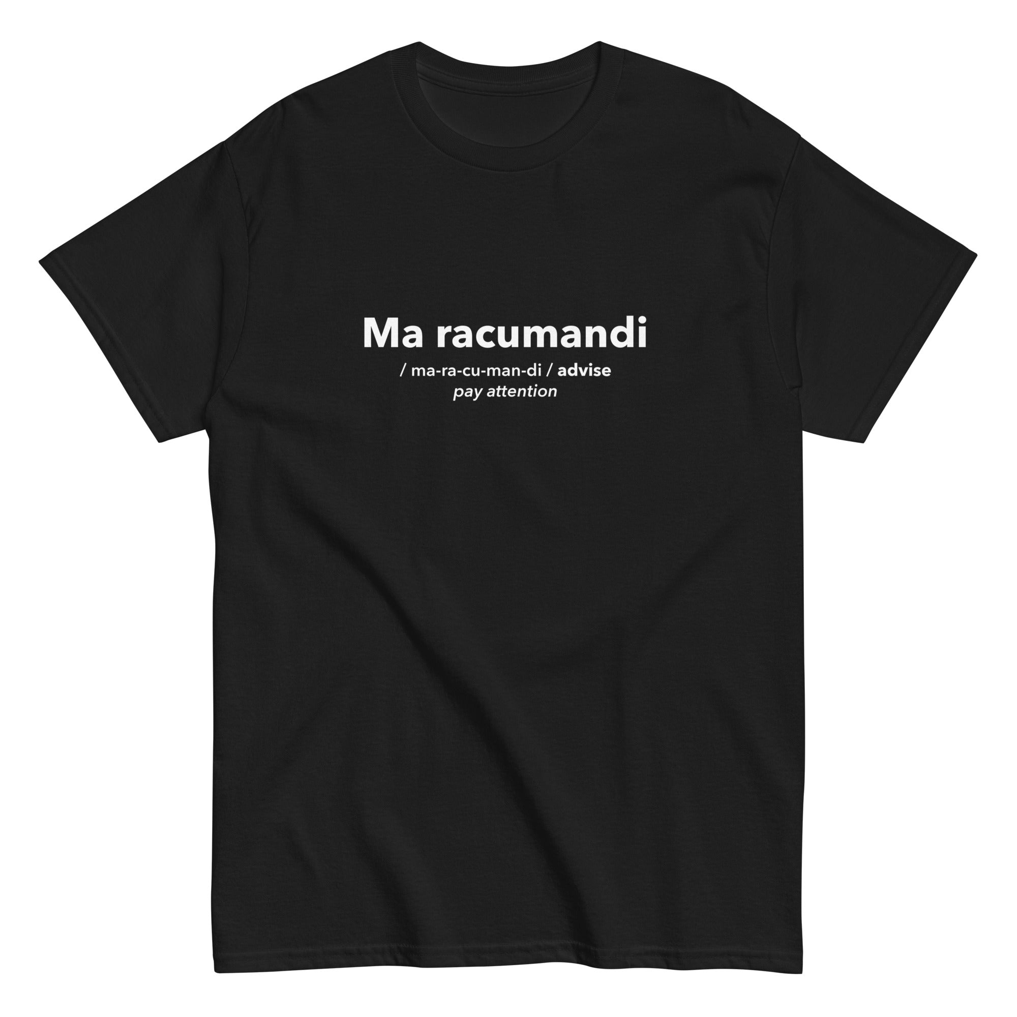 T-SHIRT MA RACUMANDI