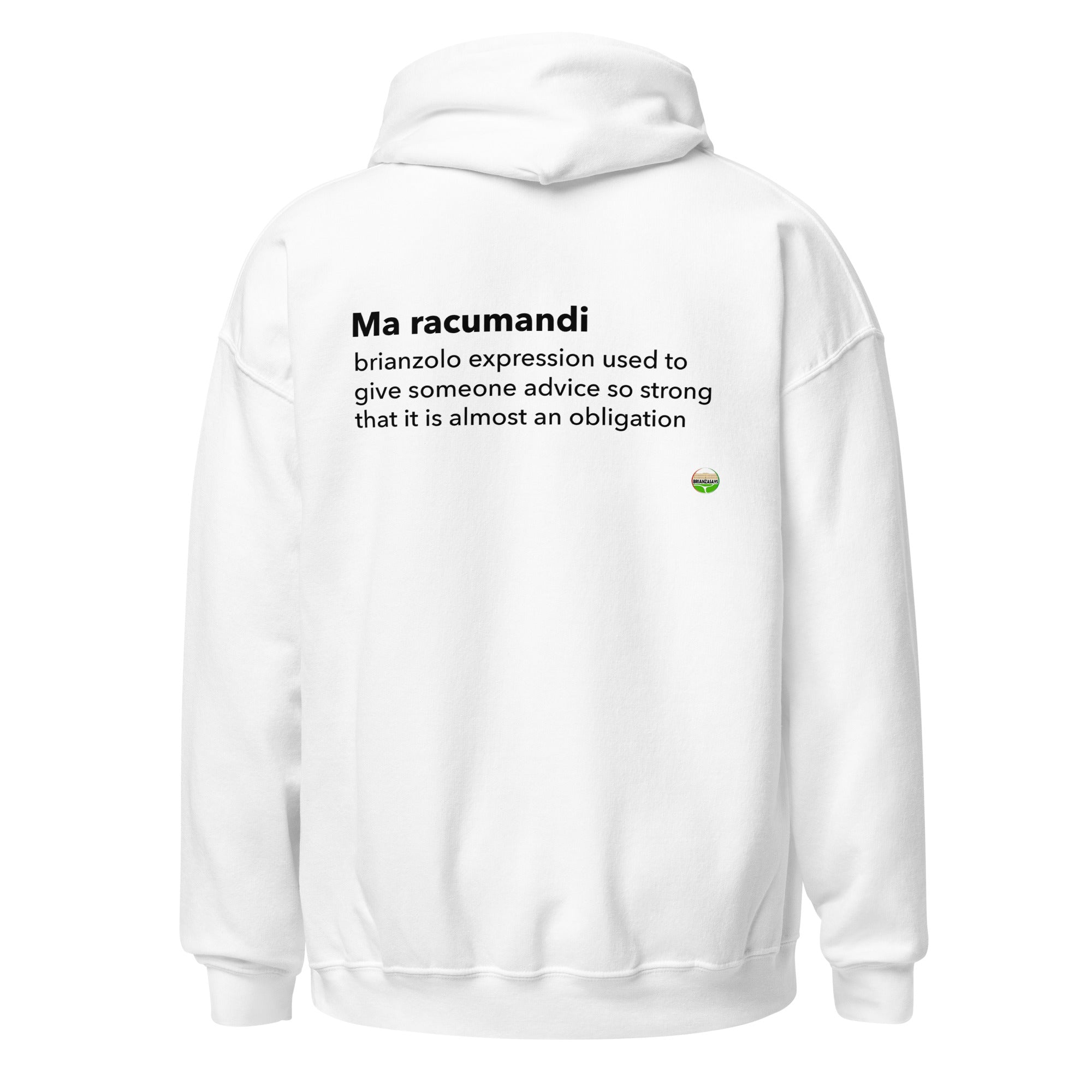 FELPA CAPPUCCIO MA RACUMANDI