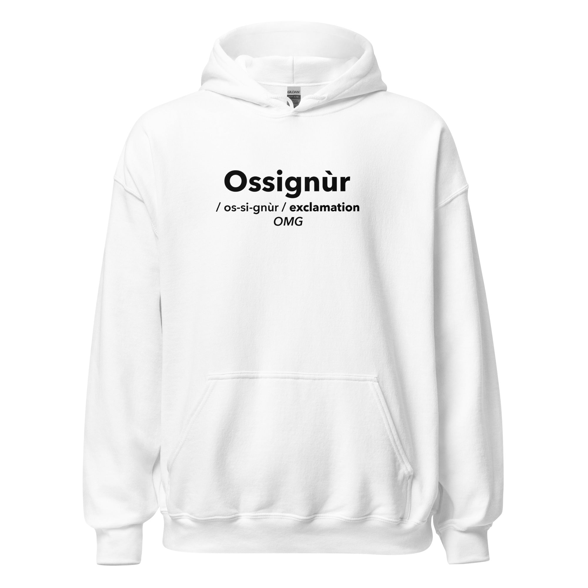 FELPA CAPPUCCIO OSSIGNÙR