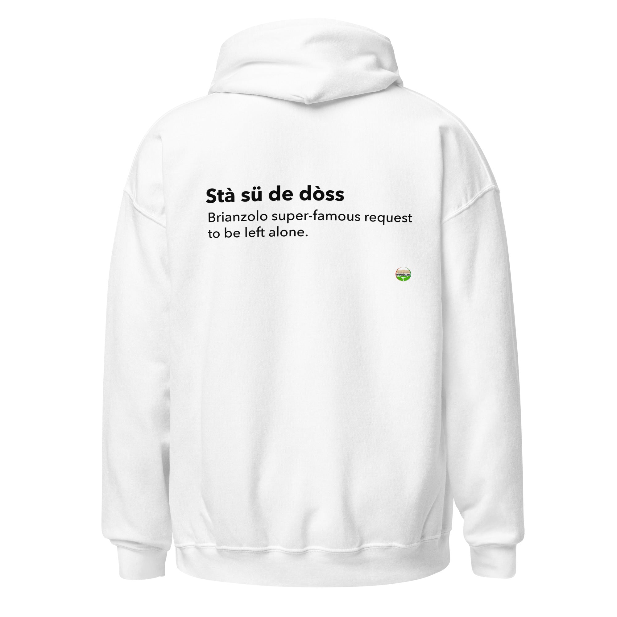 FELPA CAPPUCCIO STA SÜ DE DÓSS