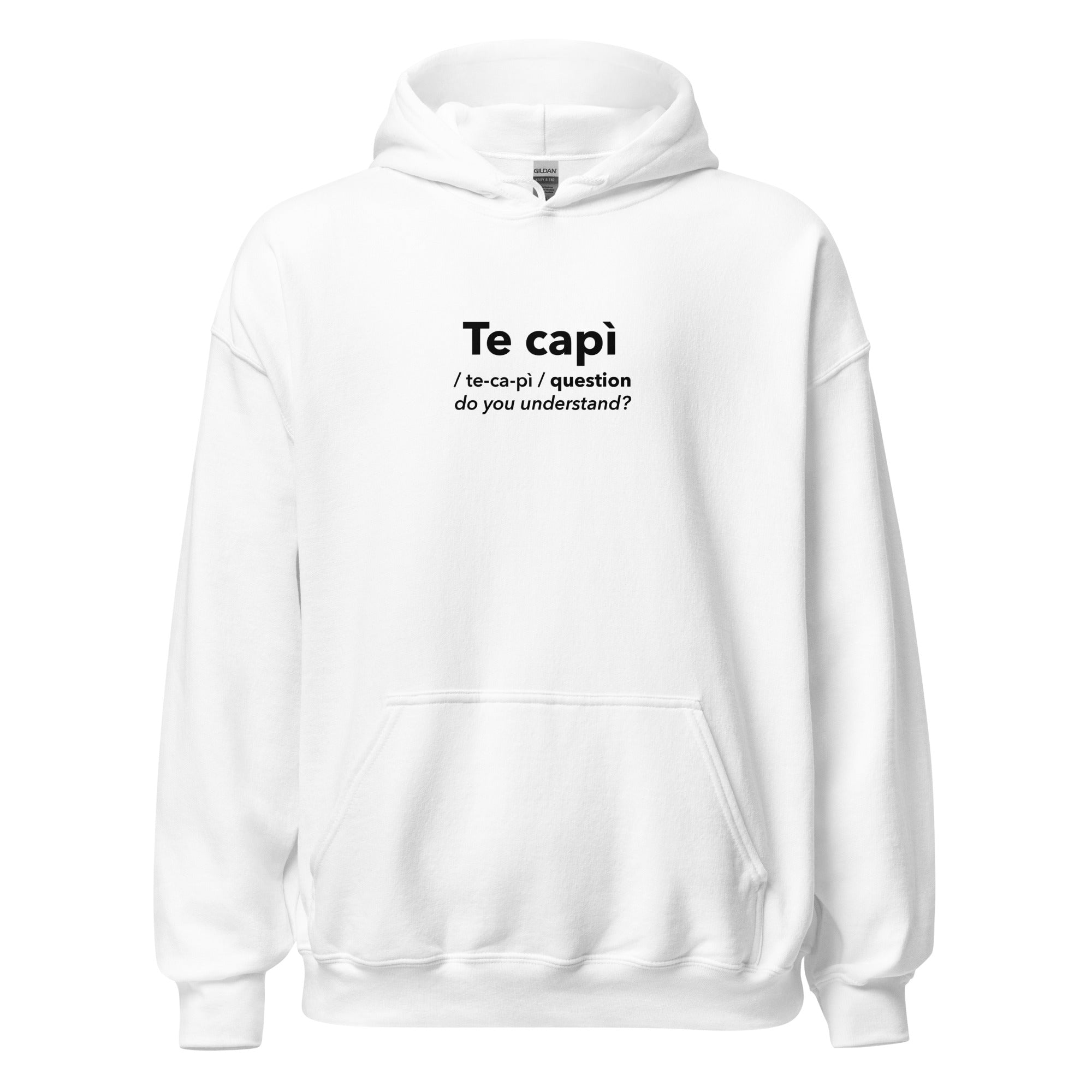 FELPA CAPPUCCIO TE CAPI