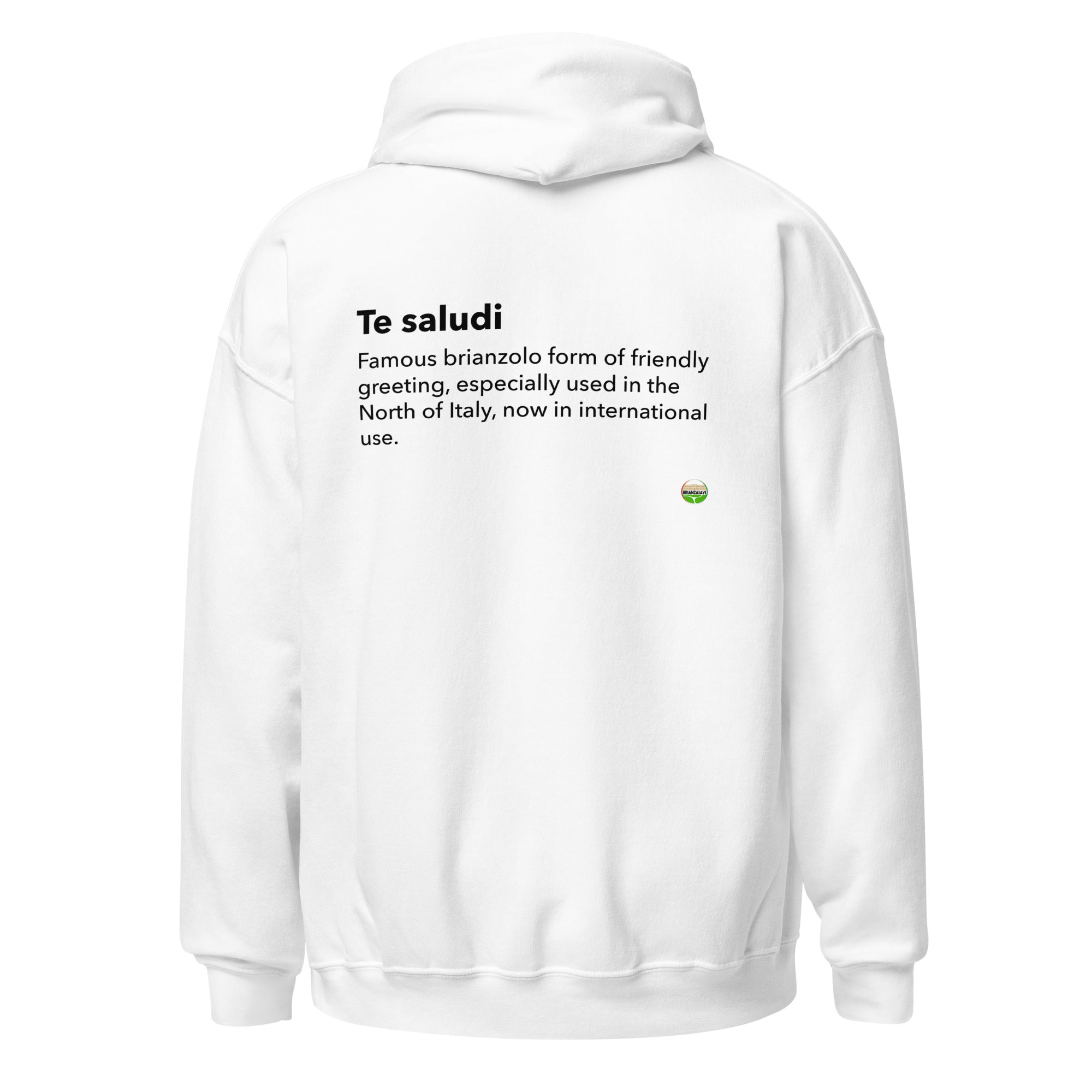 FELPA CAPPUCCIO TE SALUDI