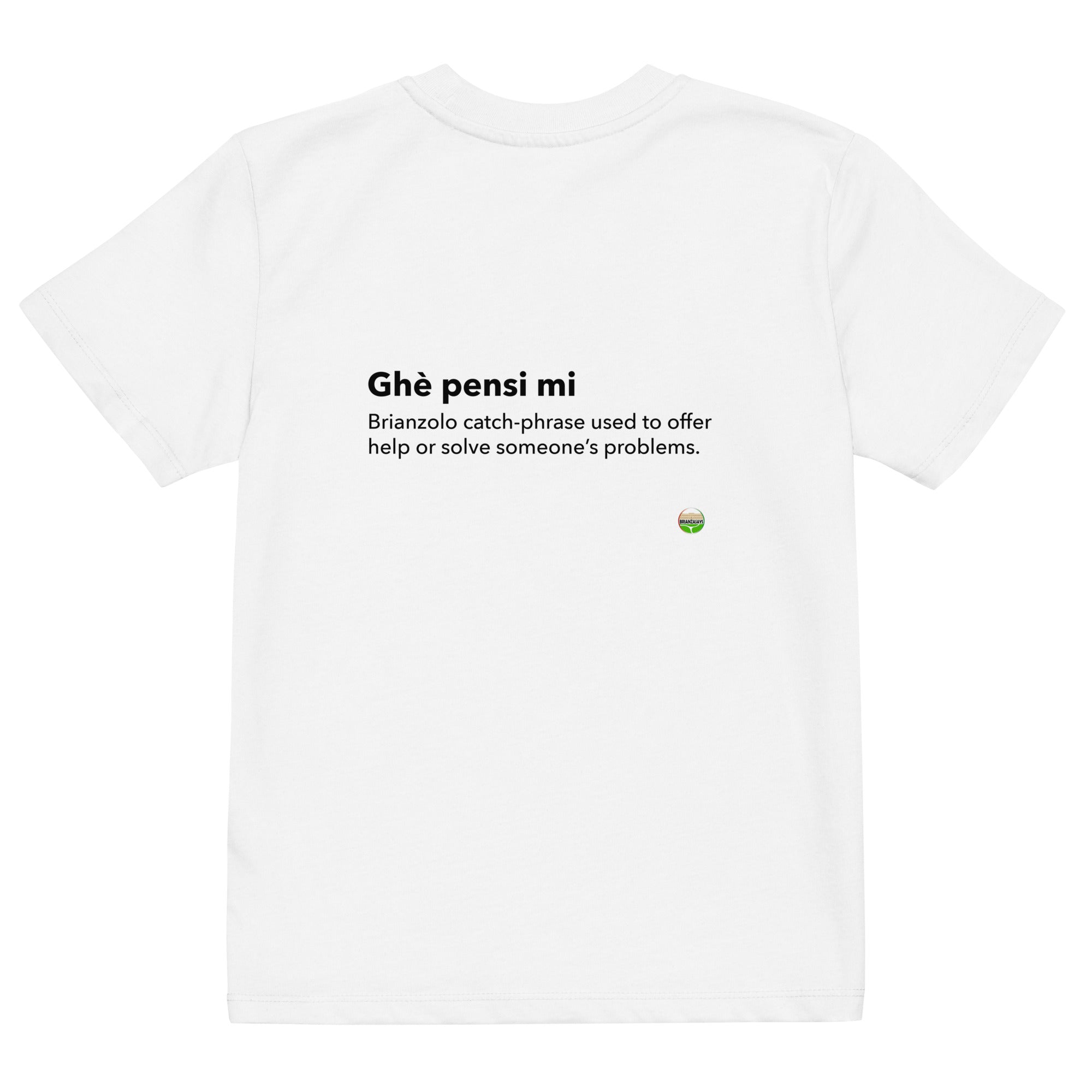 T-SHIRT BIMBI GHE PENSI MI