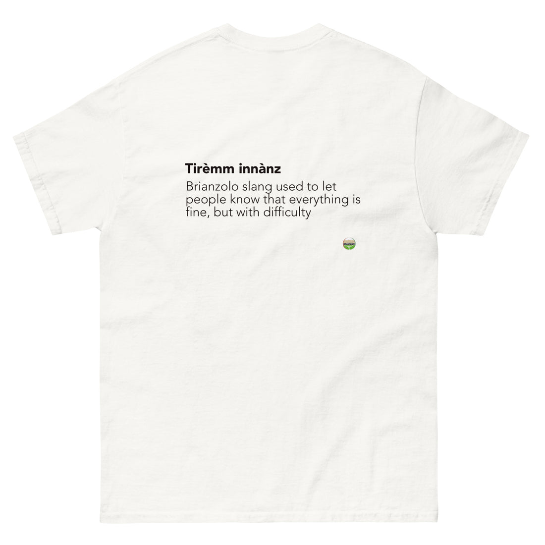 T-SHIRT TIRÈMM INNÀNZ