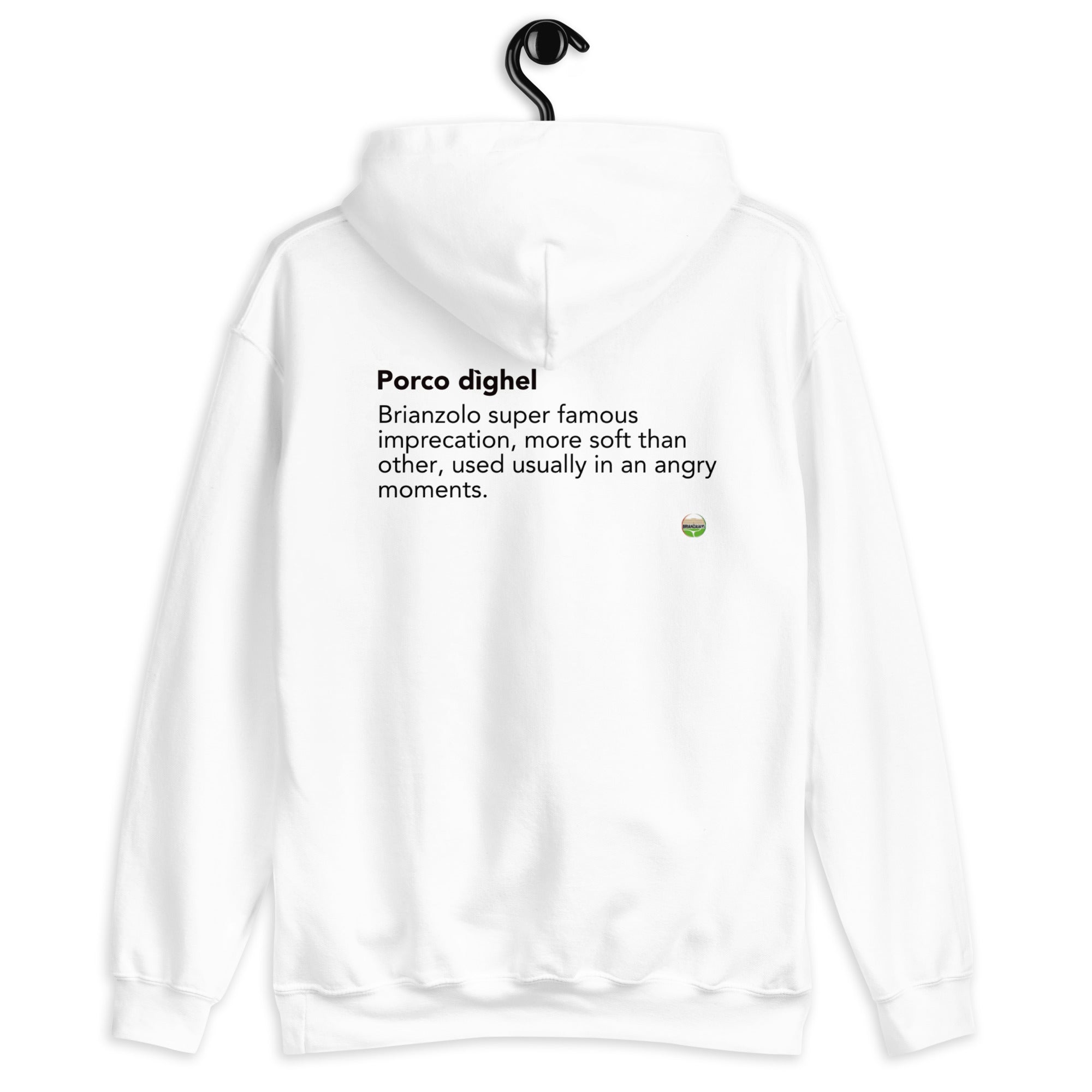 FELPA CAPPUCCIO PORCO DIGHEL