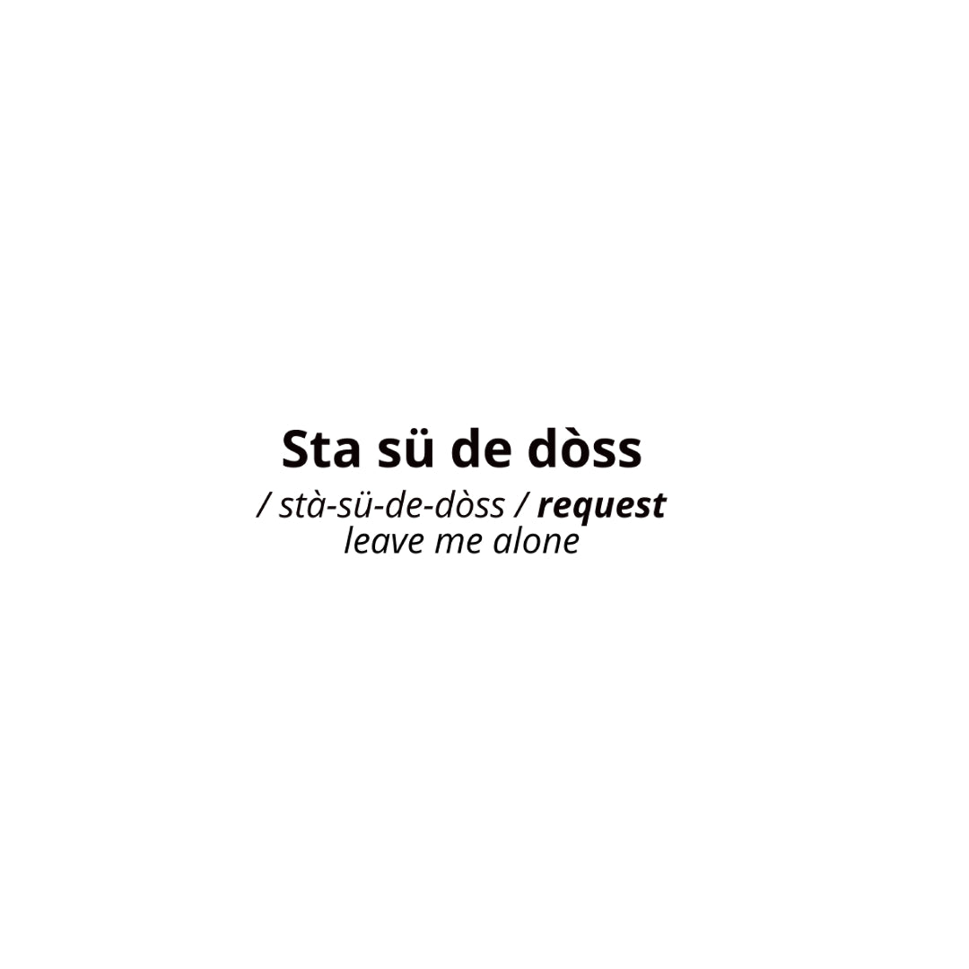 STA SÜ DE DÒSS