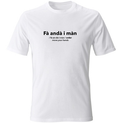 T-SHIRT FÀ ANDÀ I MÀN