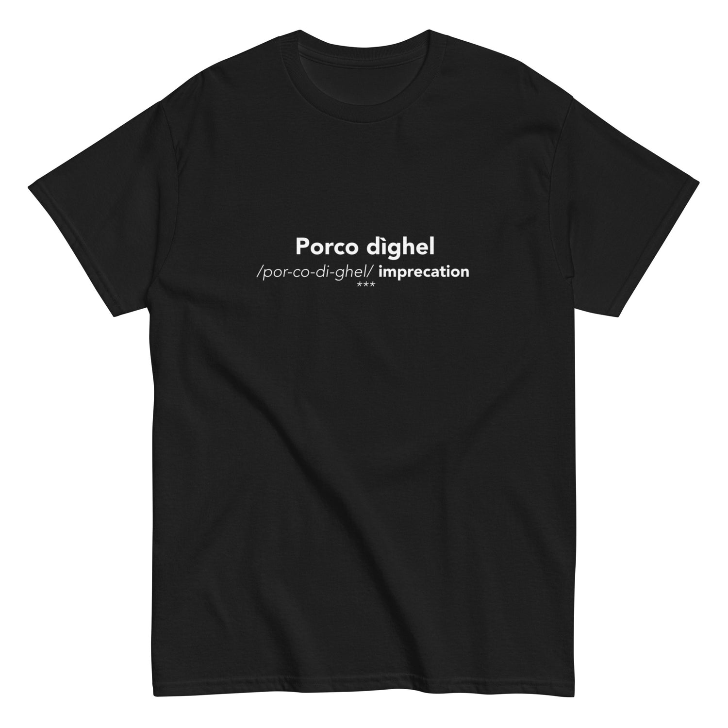 T-SHIRT PORCO DIGHEL