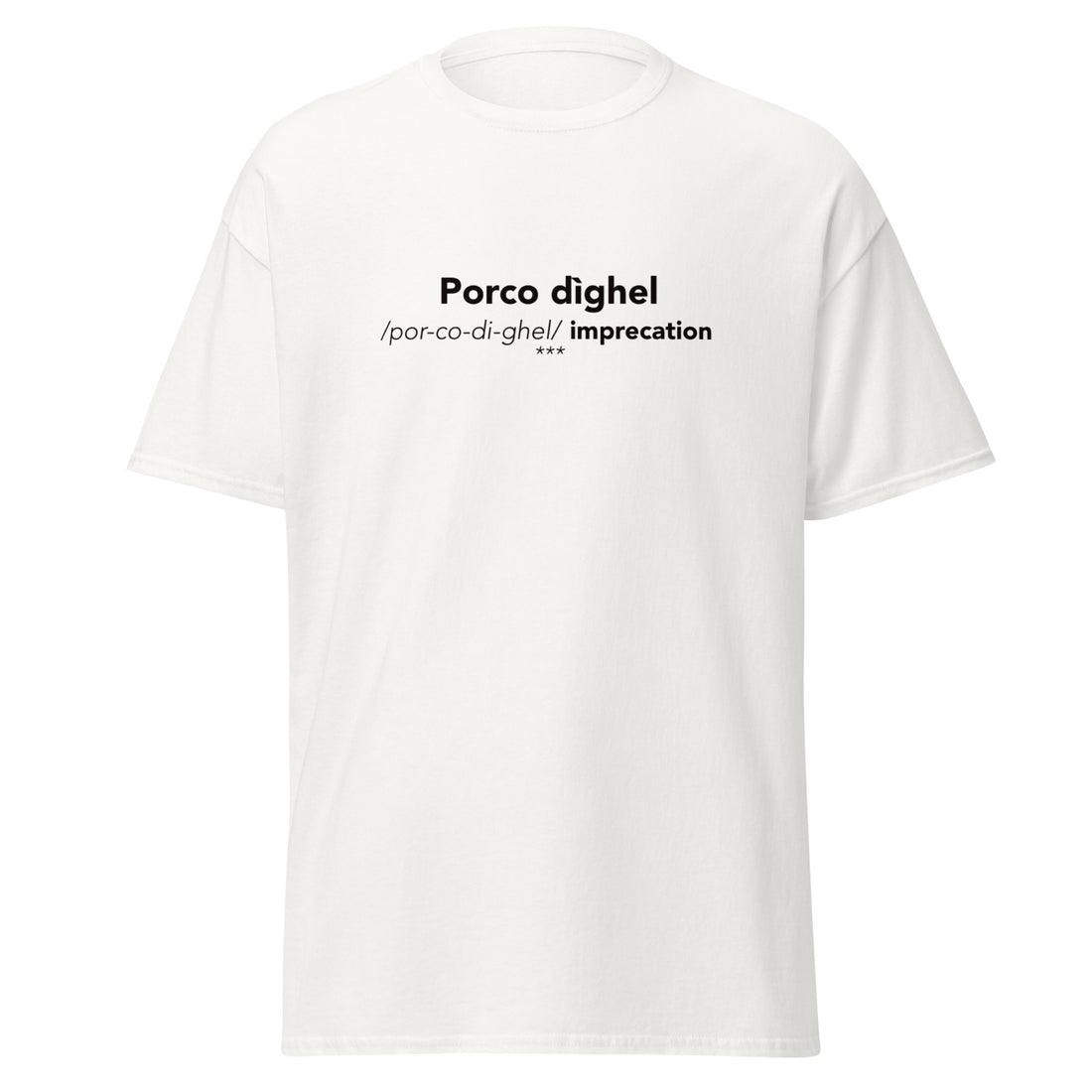 T-SHIRT PORCO DIGHEL