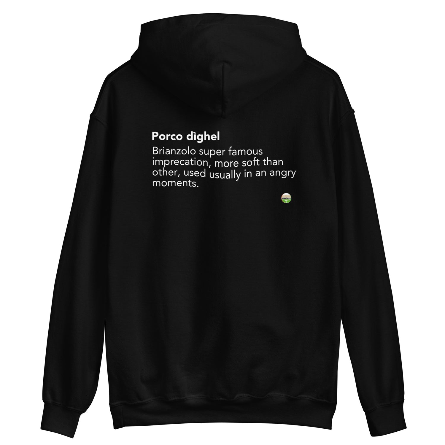 FELPA CAPPUCCIO PORCO DIGHEL