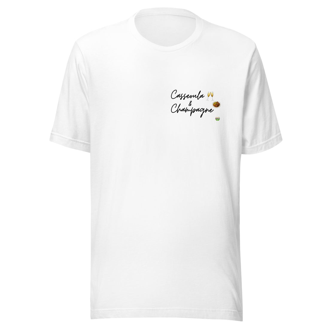 T-SHIRT CASSEUOLA E CHAMPAGNE 🥂